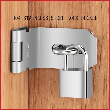 Clearance Door Security Slide Latch Lock, Keyless Entry Door Lock,  Thickened Stainless Steel Sliding Door Lock, Easy to Install Gate, Slide  Latch Lock