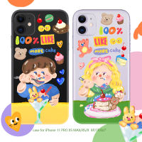 เคสโทรศัพท์มือถือ ซิลิโคน ลายการ์ตูนตาราง ทรงสี่เหลี่ยม สําหรับ for iPhone 13PRO Max Xs Max Xr 12 mini 7 Plus 12 Pro Max