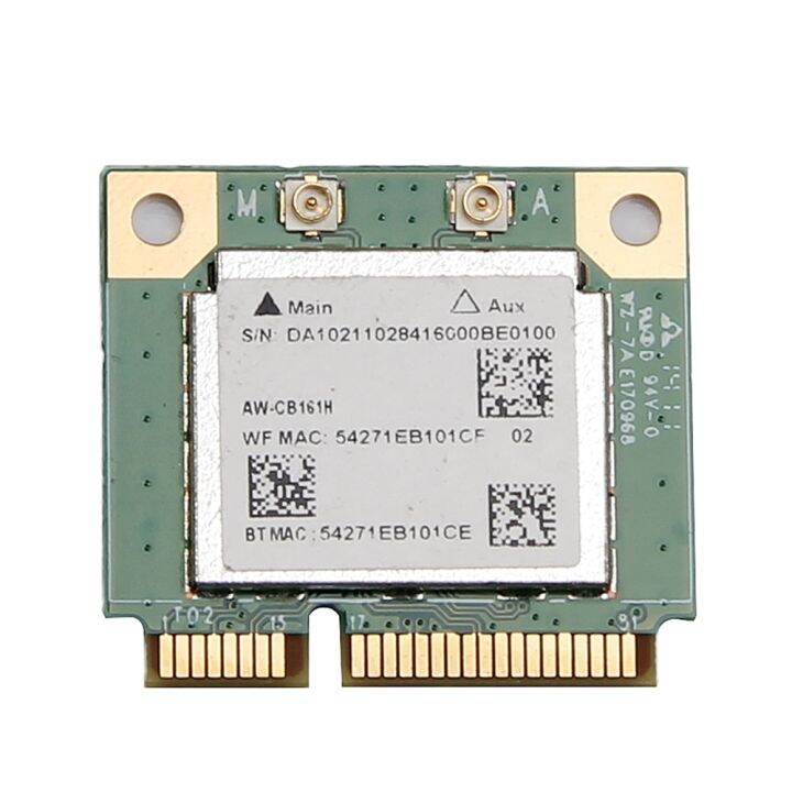 Dual Band Realtek Rtl Aw Cb H Wifi Wlan Card Bluetooth Combo Wireless Half Mini Pci E