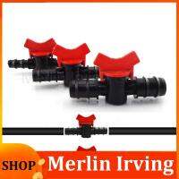 Merlin Irving Shop 16mm 20mm 25mm Garden Water Tap Drip Irrigation Mini Switch Waterstop Connectors Hose Adapter Home Garden Greenhouse