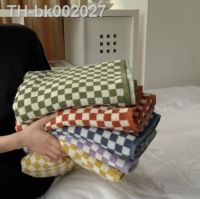 ✓❏ Retro the checkerboard long-staple cotton face towel bath towel water towel gifts