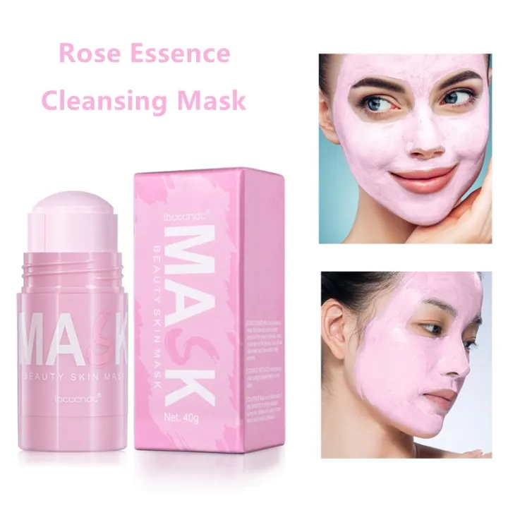 Cleaning Mask Stick Rose Essences Pink Smear Masks Anti Blackheads Oil ...