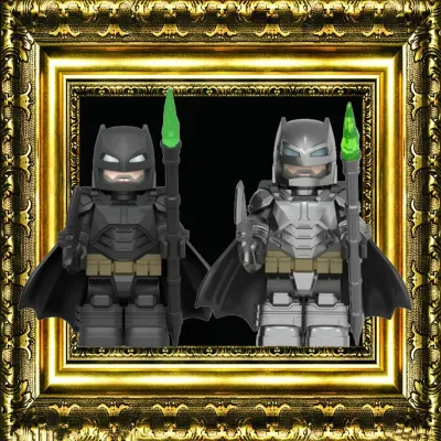Bat Kryptonite Spear Bruce Wayne Arkham Knight วันเกิดของขวัญการศึกษาของเล่นเด็ก DIY Building Blocks Minifigures อิฐภาพยนตร์