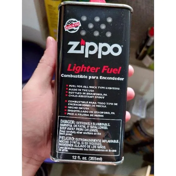 Zippo Lighter Fluid Refill 2 Sizes To Choosr 4oz Or 12oz Lazada PH