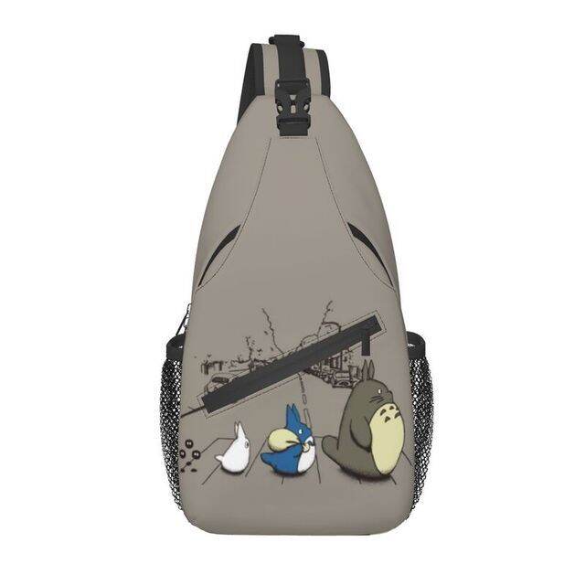 2023ใหม่แฟชั่นสตูดิโอจิบลิอะนิเมะเพื่อนบ้านของฉัน-totoro-crossbody-sling-กระเป๋าเป้ผู้ชาย-hayao-miyazaki-กระเป๋าหน้าอกไหล่สำหรับการเดินป่า