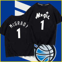 Orlandos Magics NO.1 McGradys เสื้อยืดแขนสั้นสำหรับผู้ชาย,เสื้อบาสเก็ตบอลแขนสั้น0000สำหรับใส่ในฤดูร้อน