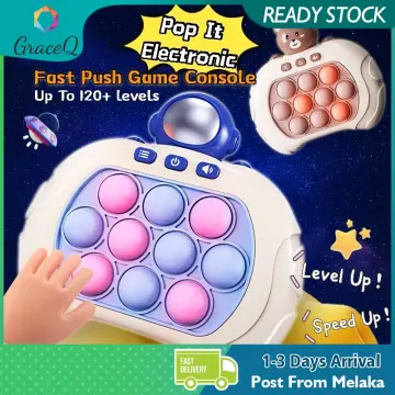 Quick Push Game Console Whack-a-mole Sensory Toys Quick Push Bubbles Game  Finger Sensory Antistress For Kids Training Focused On Montessori Toys 