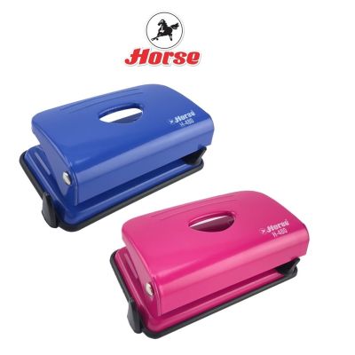 HORSE (ตราม้า) เครื่องเจาะกระดาษ ตราม้า H-480 -คละสี จำนวน 1 ตัว