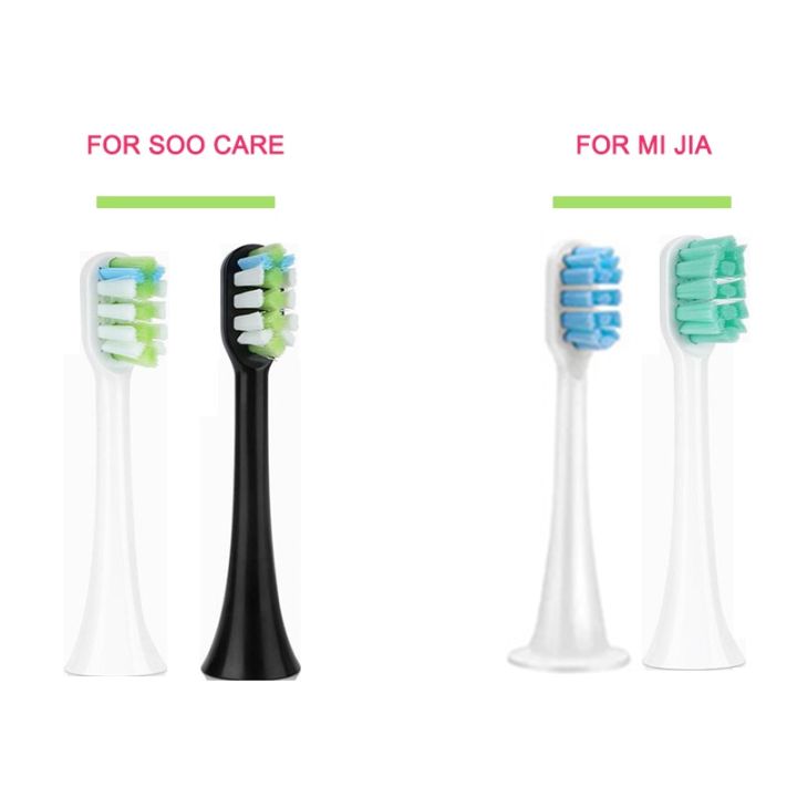 12ชิ้นเหมาะสำหรับ-soocas-x1-x3-x5หรือ-mijia-t300-500เปลี่ยนหัวแปรงสีฟันโซนิคหัวแปรงสีฟันไฟฟ้า