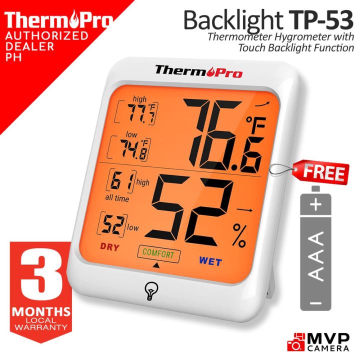 ThermoPro TP-59 Bluetooth Hygrometer Thermometer, 260FT