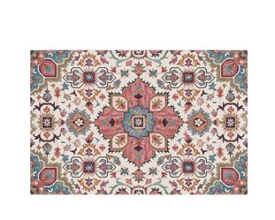 JQ Kilim Solid morocco Living Room Carpet geometry white blue red Indian Rug bohemia striped Modern Mat design Nordic style