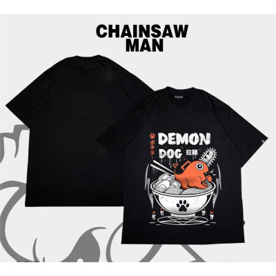 [มีสินค้า]Chainsaw Man - เสื้ออนิเมะปีศาจเสื้อยืดผู้ชาย unisex