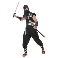 ❤COD❤2022 Halloween Star Slash Ninja Costume Men Japanese Ninja Assassin Cosplay Outfit Parent-child Party Carnival Game Fancy Dress up