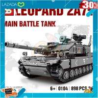 [ โมเดล ฟิกเกอร์ ของสะสม ] ตัวต่อเรโก้ LEOPARD 2A MAIN BATTLE TANK รถถังสีเทา SY0104 จำนวน 898 ชิ้น .สินค้าเกรดพรีเมี่ยม คุณภาพดี.