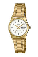 Casio Standard นาฬิกาข้อมือผู้หญิง สายสเตนเลส รุ่น LTP-V006,LTP-V006G,LTP-V006G-7B - สีทอง