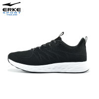 Erke Zoom Flyknit Light สี Black White รองเท้าผ้าใบ สำหรับผู้หญิง