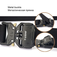 FRALU 2022 New Mens Belt Outdoor Tactical Buckle Belt High Quality Nylon Overalls Adventure Travel Belt YD125