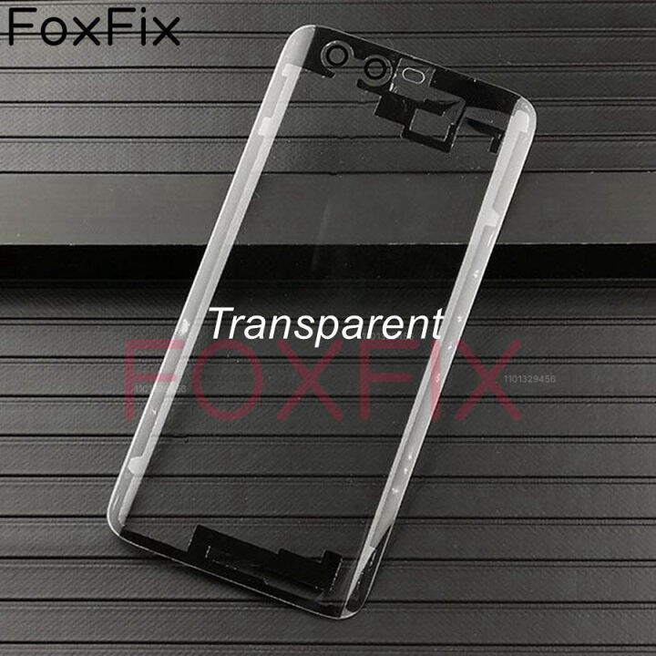 foxfix-สำหรับ-honor-9ฝาหลังกระจกประตูแบตเตอรี่อะไหล่แผงหลังตัวเรือนด้านหลัง-stf-l09สติกเกอร์กาว