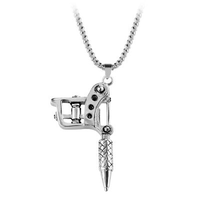 【CW】▧♙  Machine Pendant Necklace Punk   Men Hip Hop Jewelry Choker