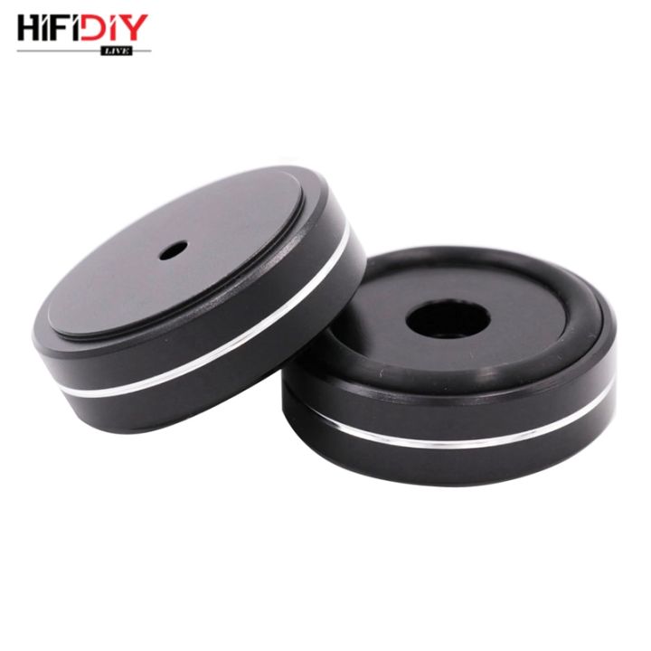 hifidiy-aluminum-speaker-box-spikes-stand-feet-pad-amplifier-dac-decoder-audio-computer-rubber-buffer-floor-foot-nail-m4015-5015