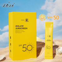 Xixi โลชั่นกันแดดแบบเต็มตัว 20 กล่อง SPF50 ป้องกันรังสียูวีกลางแจ้งแบบพกพาครีมกันแดด