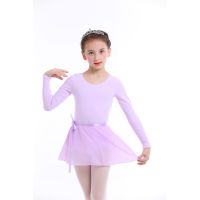 Ballet Leotards for Toddler Girls with Skirt Classic Long Sleeve Dance Gymnastic Ballerina Outfit Dress Stage Dance Wear