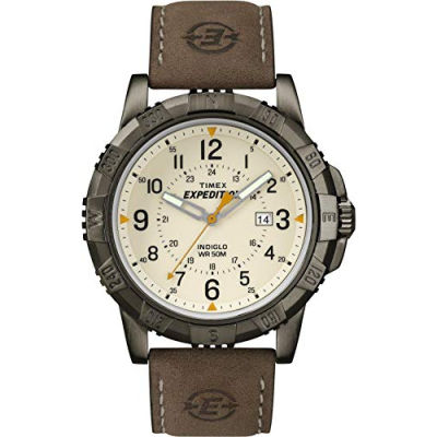 Timex Expedition Rugged Mens 45 mm Watch Brown