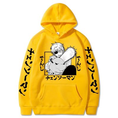Chainsaw Man Hoodies Casual Vintage Anime Graphic Man/Woman Hoody Autumn Winter Manga Print Streetwear Hip Hop Unisex Pullover Size Xxs-4Xl