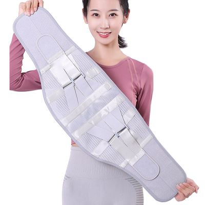 Tourmaline Self-heating Magnetic 3 Pad Lumbar Corset for Waist Medical Lower Back Brace Spine Orthopedic Support Belt Men Women