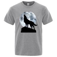 Moon Wolf Tees 2022 Tshirt T Shirt Men Cool Mens Gildan