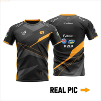 Rrq Gaming Shirt Jersey (สต็อกเพียงพอ) 2022 The latest mens summer team uniforms (customized name contact customer service)คุณภาพสูง size:S-5XL