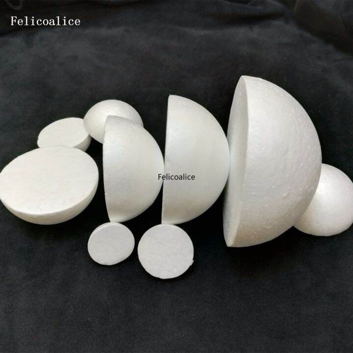 48pcs-สีขาวการสร้าง-half-polystyrene-styrofoam-foam-ball-spheres-สำหรับ-diy-งานฝีมืออุปกรณ์ครึ่งลูกโฟม15ซม-5-905นิ้ว