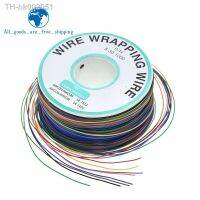 ☃○✲ Wrapping Wire 8 30AWG Insulation Wire B-30-1000 UL1423 0.25mm Tinned Copper Solid PVC Cable Breadboard Jumper Wire Connector