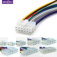 Universal รถเครื่องขยายเสียงลำโพงระดับสูงอินพุตสายรัด 4 6 8 10 12 14 16 18Pin AMP Molex ปลั๊กอะแดปเตอร์สาย-Tieopp