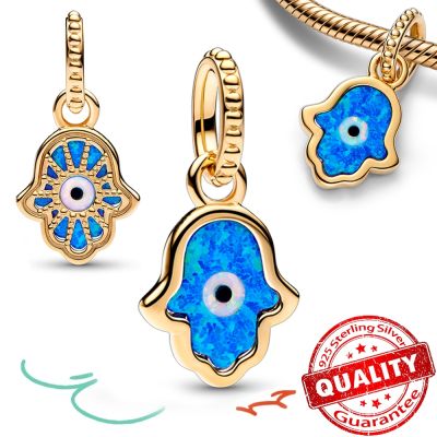 【CC】۩✟  Original 925 Hamsa Dangle Necklace Sterling Jewelry Accessories