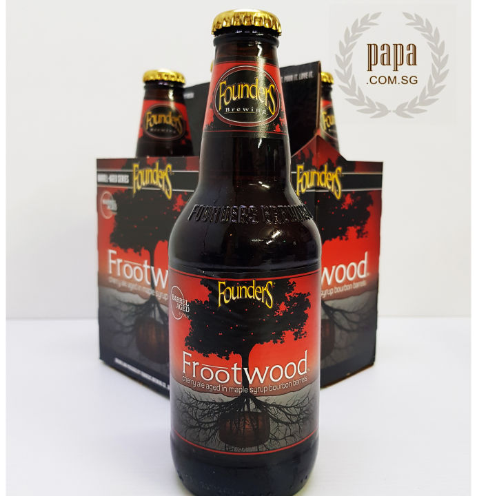 Founders Brewery Frootwood Vintage 2021 Ba Cherry Ale Aged In Maple Syrup Bourbon Barrels 