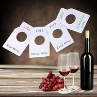 50pcs Wine Bottle Tags for Wine Racks Cellars Blank Dual Sided Fits All Bottle