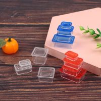 ◘ 4pcs 1/12 Dollhouse Mini Fresh Keeping Box Lunch Box Model Kitchen Tableware Accessories For Doll House Decor Kids Toys Gift