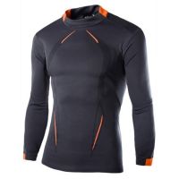 Men Quick Dry Fitness Shirt Compression Bodybuilding Top Long Sleeve Running Gym t Shirt Sport Training Shirt Tees Sportswear