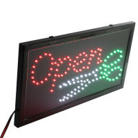 CHENXI Led Hair Cut Barber Shop Business Open Sign Lights Flashing Hair Salon Beauty Store Led Advertising 19*10 Inch Indoor.