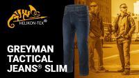 กางเกงยีนส์GREYMAN TACTICAL JEANS® SLIMสี DENIM MID จาก Helikon-tex