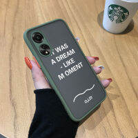 เคสสำหรับ OPPO A78 4G เคสลายประโยคภาษาอังกฤษมีน้ำค้างแข็งโปร่งใสแข็งเคสใส่โทรศัพท์กันกระแทกสำหรับเด็กผู้หญิงเด็กผู้ชายเคสป้องกันกล้องปกหลังแบบเต็ม