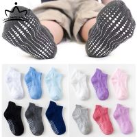 6Pairs/Lot Candy Color Baby Socks Kids Anit Slip Floor Socks Autumn Winter Casual Boys Girls Cotton Socks For 0-6 Y