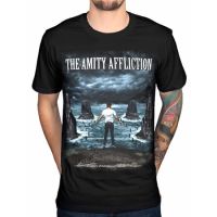 Fashion T-shirt the Mens Amity Affliction Let the Ocean Take Me Mens Cotton T-shirt 2023 New T-shirt