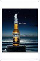 แผ่นโปสเตอร์ป้ายโลหะดีบุก X ของเบียร์ Corona: Buenas Noches โดยเครื่องหมายอาหารและตกแต่งเครื่องดื่ม