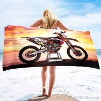 hot【DT】❖▼❧  Motorcycle Beach Blanket Large Microfiber Shower Quick-Dry Soft Super Absorbent Throw