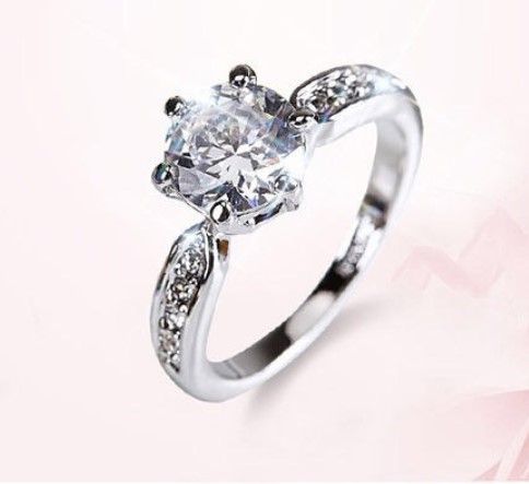 แหวนแฟชั่น-สไตล์สาวเกาหลีื-เงินแท้-925-ชุบทองคำขาว-ประดับเพชรสวิส-cz-เกรดพรีเมี่ยม-ปรับไซส์ได้