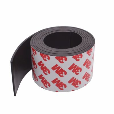 1Meters self Adhesive Flexible Magnetic Strip 1M Rubber Magnet Tape width 40mm thickness 1.5mm