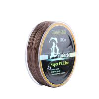 LAkutterfly ANGRYFISH Diominate PE Line 4 Strands Braided 100M/109yds Super Strong สายตกปลา10LB-80LB สีน้ำตาล【cod】