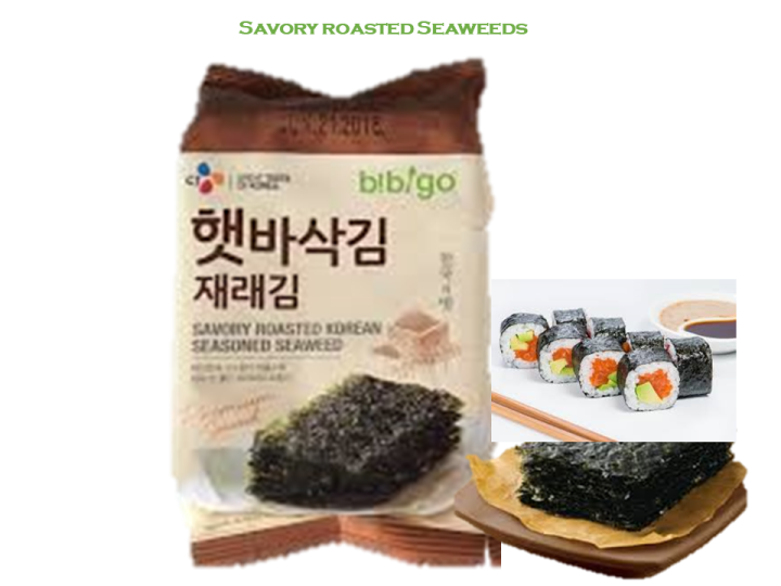 Bibigo Savory Roasted Korean Seasoned Seaweed 5g,8 Pack | Lazada PH